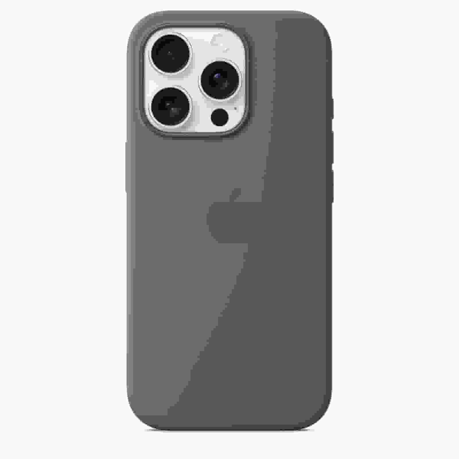IVEA - APPLE PREMIUM RESELLER - Coque APPLE en silicone avec MagSafe pour iPhone 16 Pro - Gris minéral